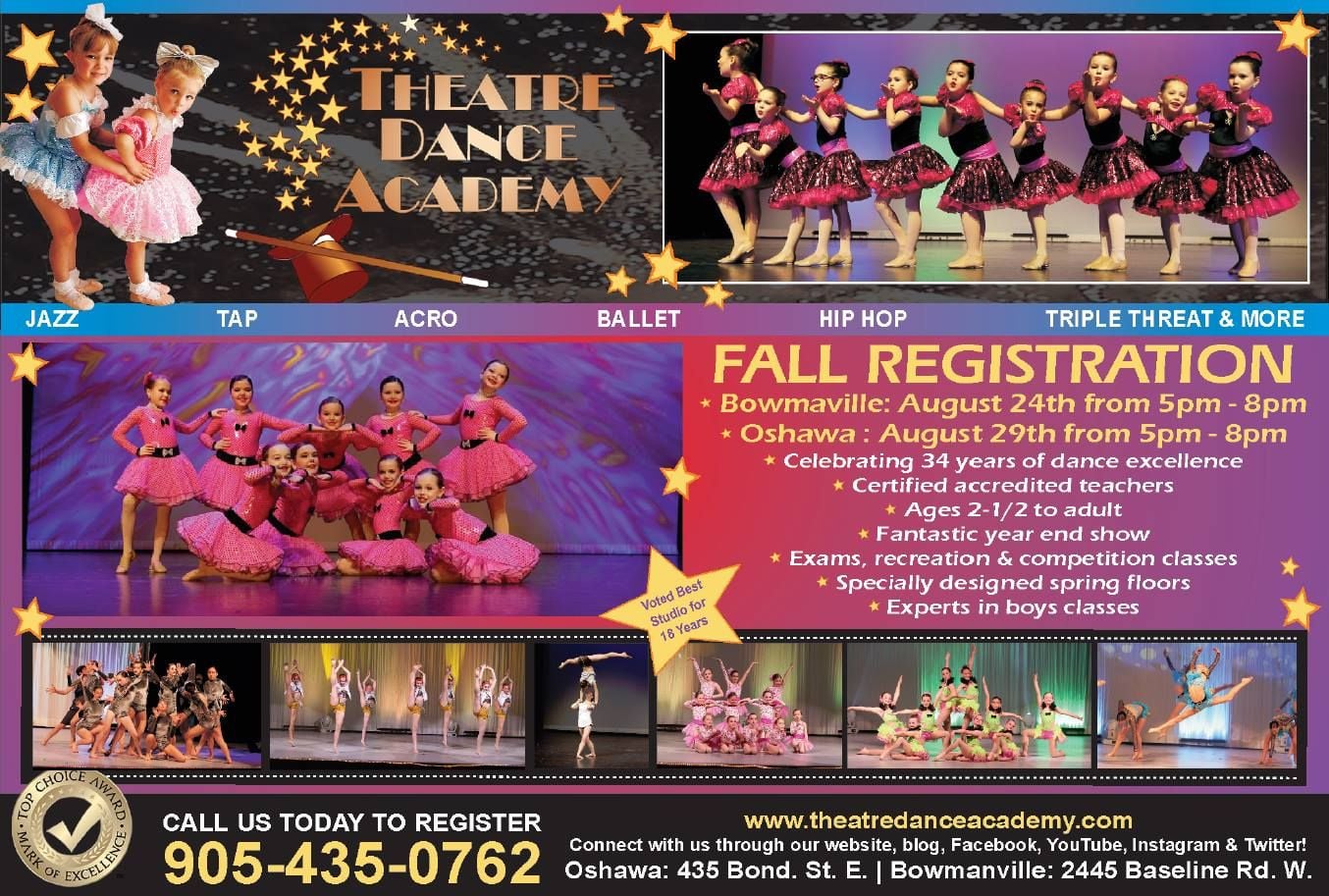 TDA dance for all ages call today 905 435 0762 TDA dance for all ages call today 905 435 0762
